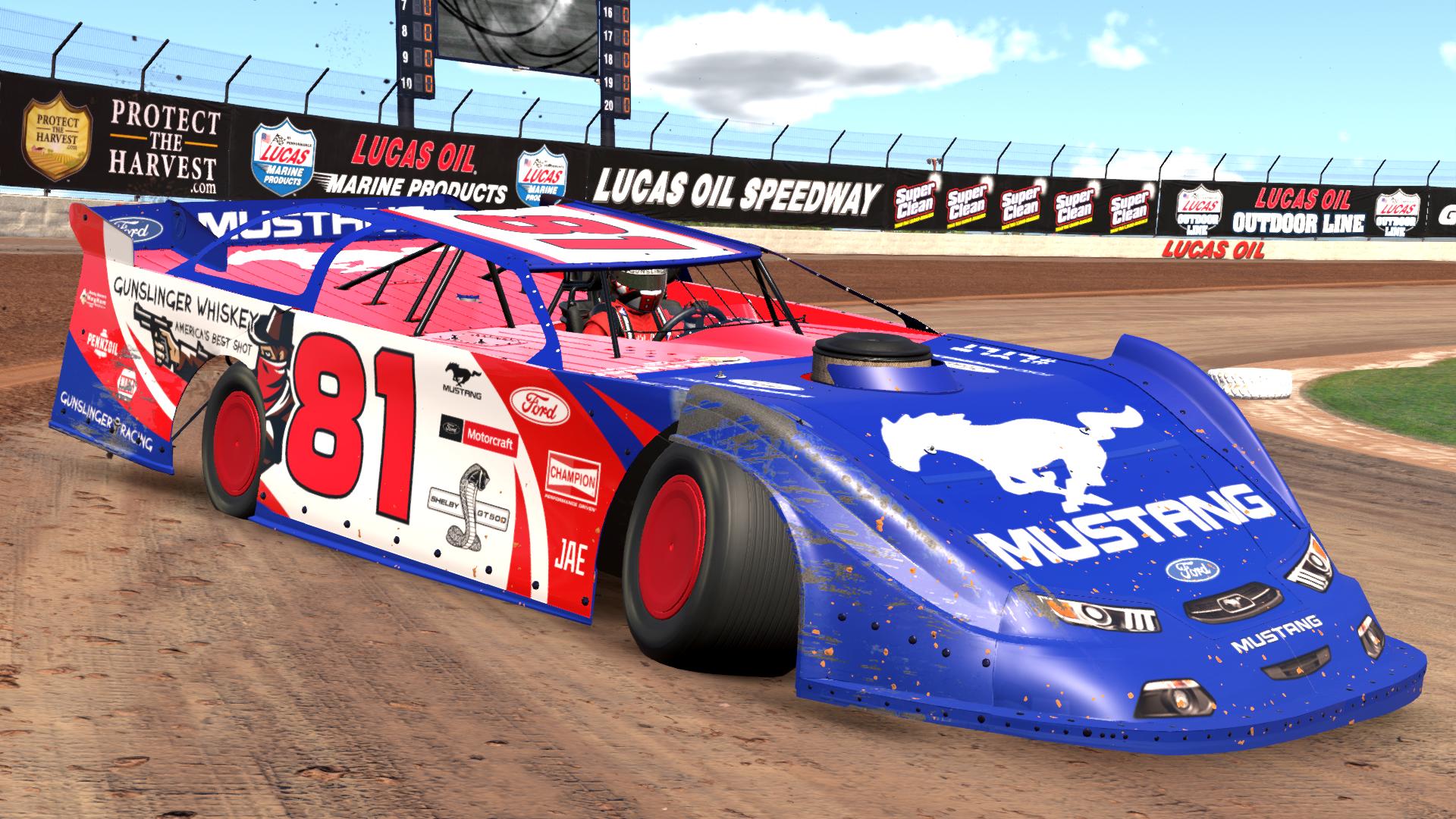 Preview of Ford Mustang Dirt Late model by Jeff Werderman