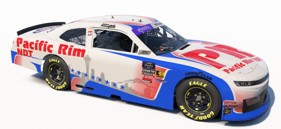 Preview of Jake Pitingoro Red, White, & Blue (Xfinity Chevy) by Kale McClenny