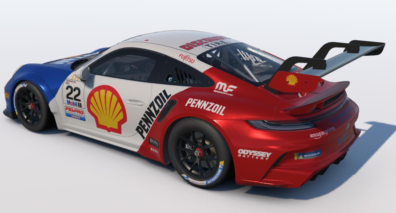 Preview of *UPDATED IMPROVED*Pennzoil Shell Porsche 911 GT3 Cup 992 by Ronald Lawson2