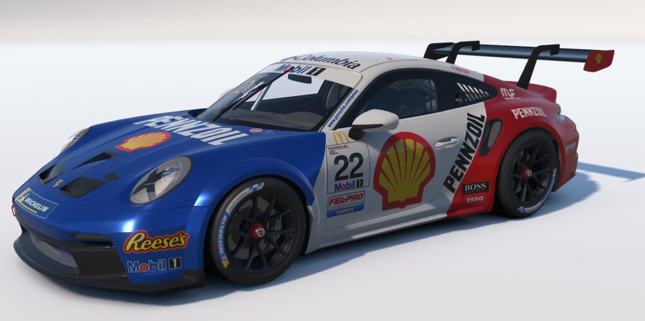 Preview of *UPDATED IMPROVED*Pennzoil Shell Porsche 911 GT3 Cup 992 by Ronald Lawson2