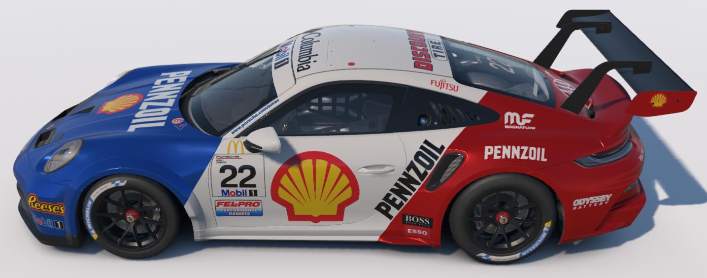 Preview of *UPDATED IMPROVED*Pennzoil Shell Porsche 911 GT3 Cup 992 by Ronald Lawson2
