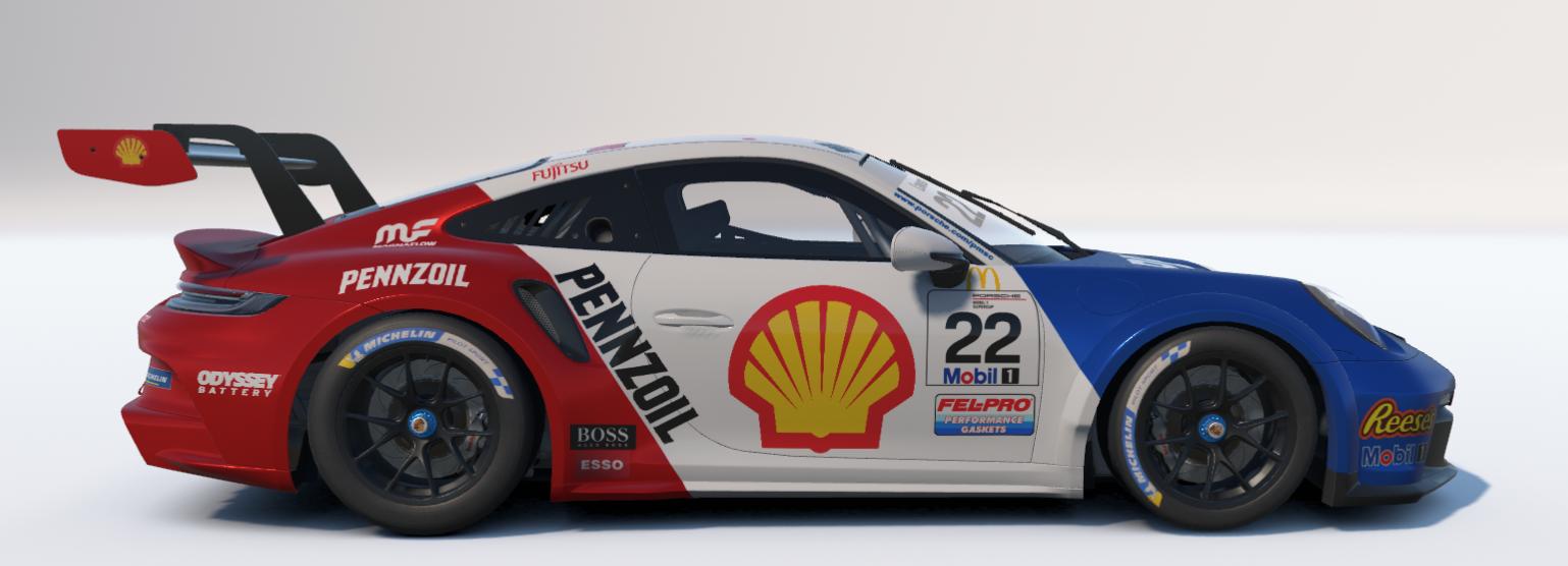 Preview of *UPDATED IMPROVED*Pennzoil Shell Porsche 911 GT3 Cup 992 by Ronald Lawson2