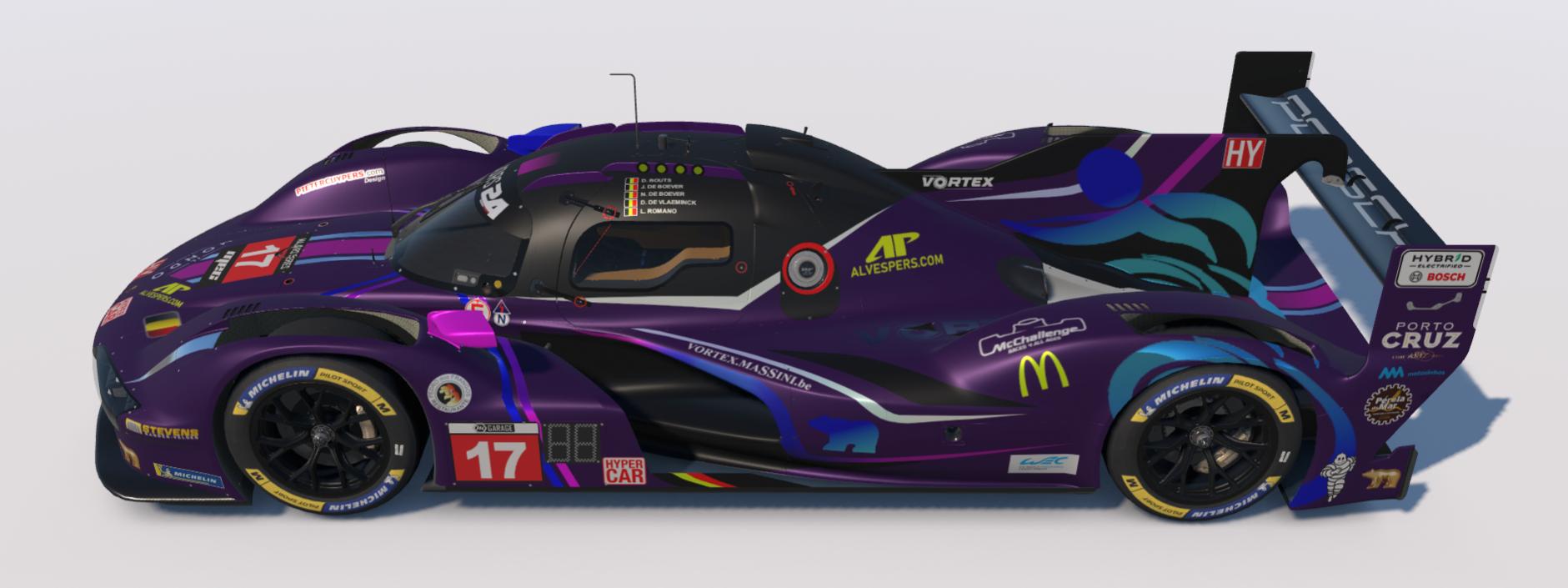 Preview of VORTEX Majors Lemans 2025 by Pieter Cuypers