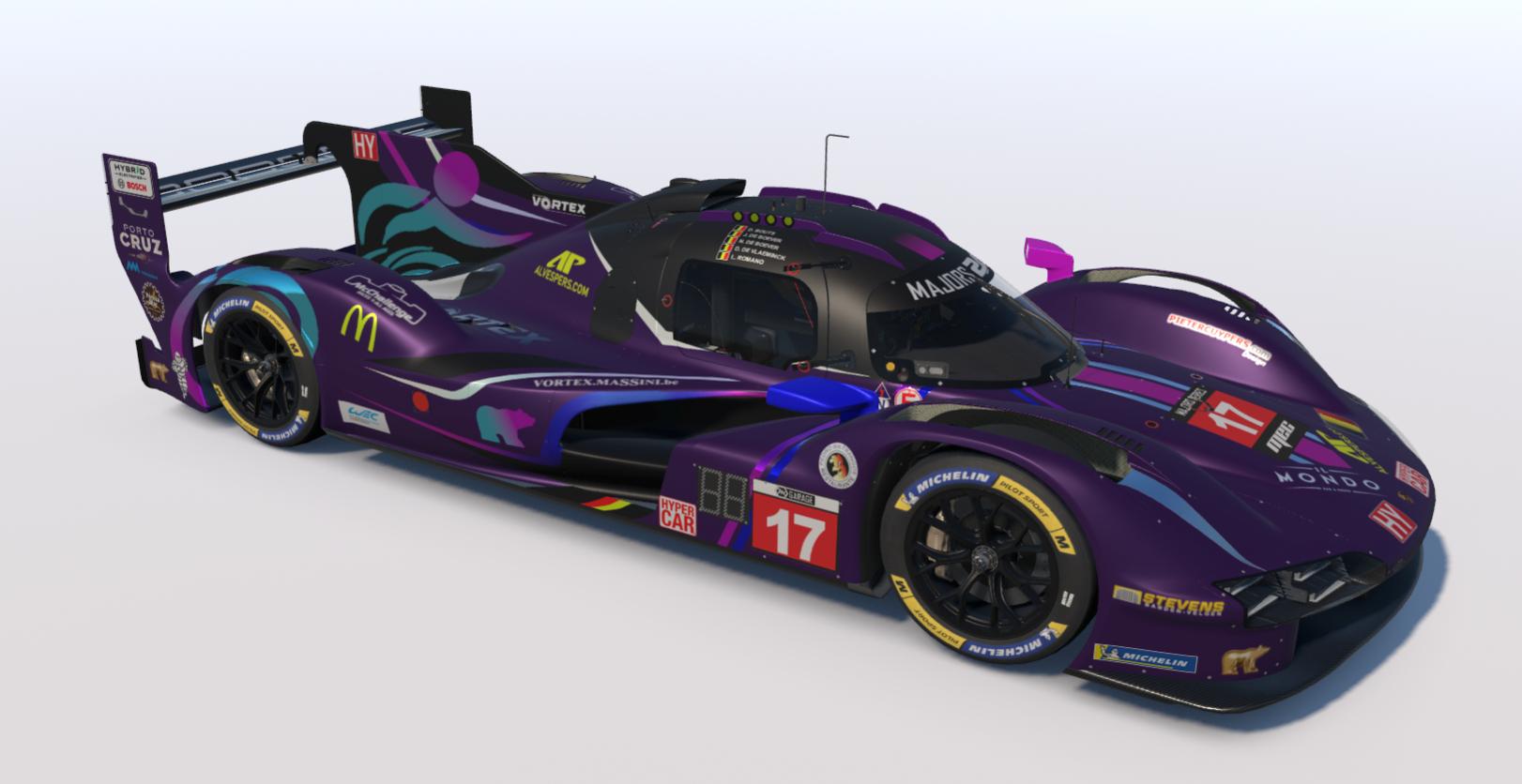 Preview of VORTEX Majors Lemans 2025 by Pieter Cuypers