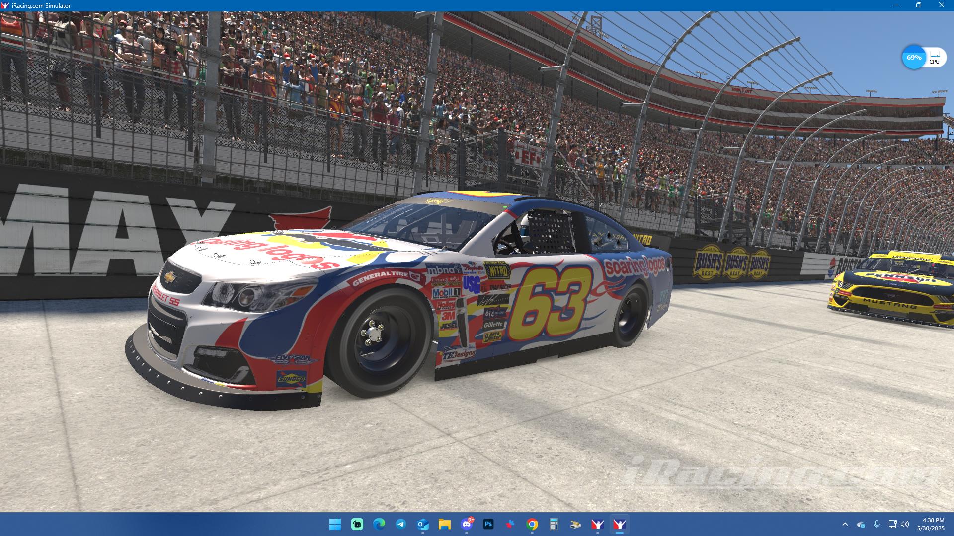 Preview of #63 - Randall Peas - Soaring Logos / Ricky Bobby / Talladega Nights / Wonder Bread - Thursday Night Thunder by Teejay Handley