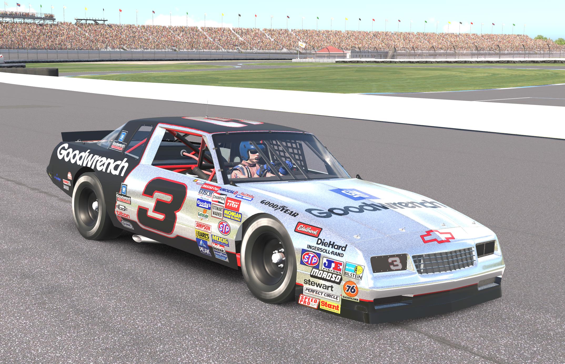 Preview of Dale Earnhardt fictional Goodwrench concept by Joshua Billiter