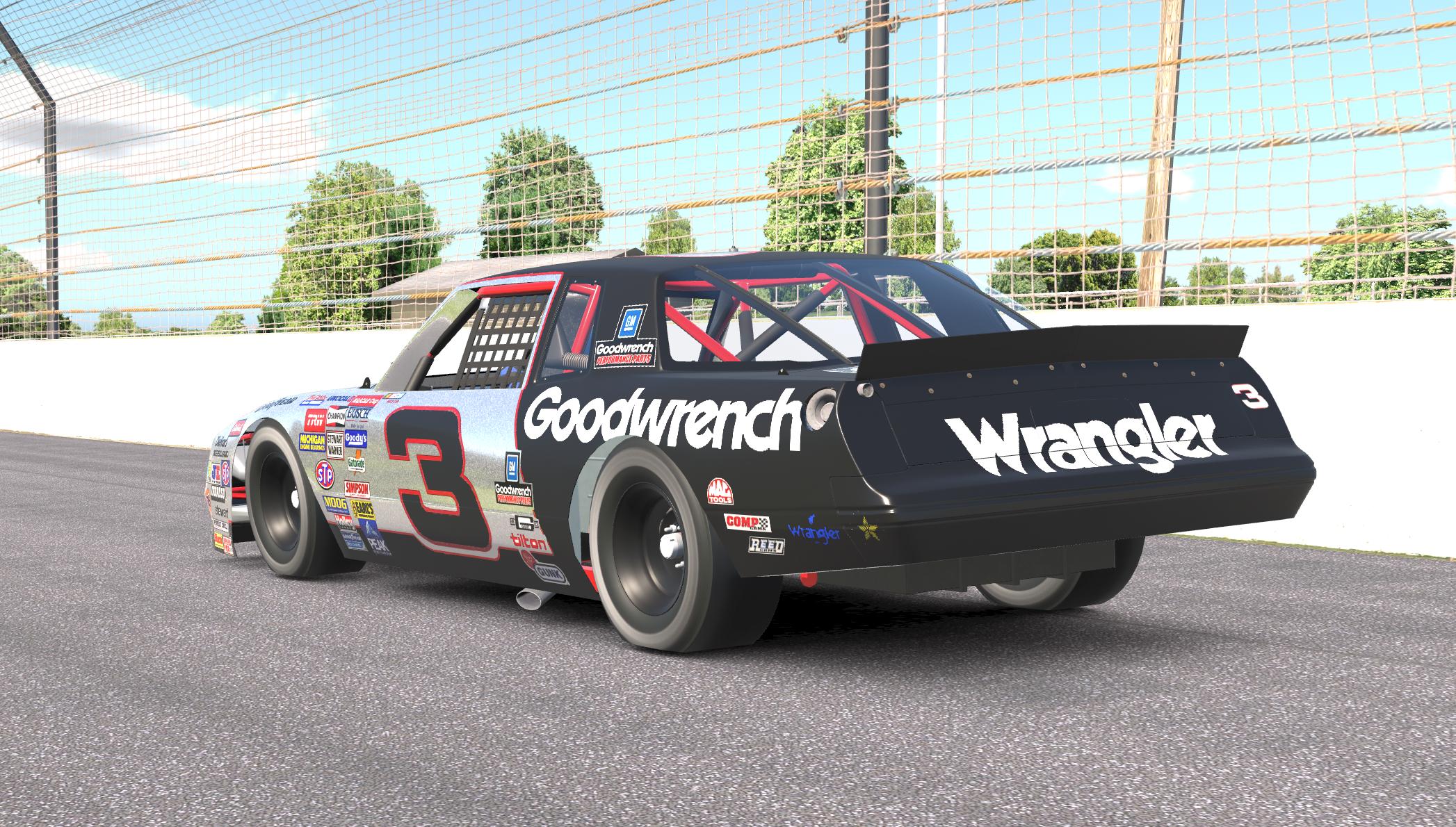 Preview of Dale Earnhardt fictional Goodwrench concept by Joshua Billiter