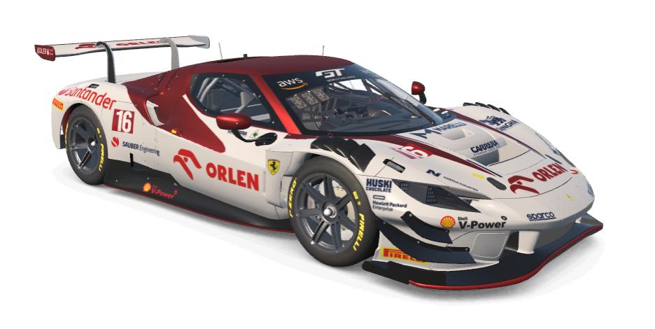 Preview of Orlen Racing Ferrari 296 GT3 - Rear Number by Scott N.