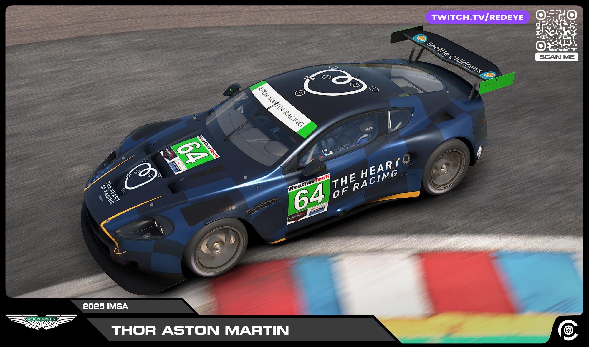 Preview of 2025 Thor Aston Martin #27 for DBR GT1 by Paul R Chaloner
