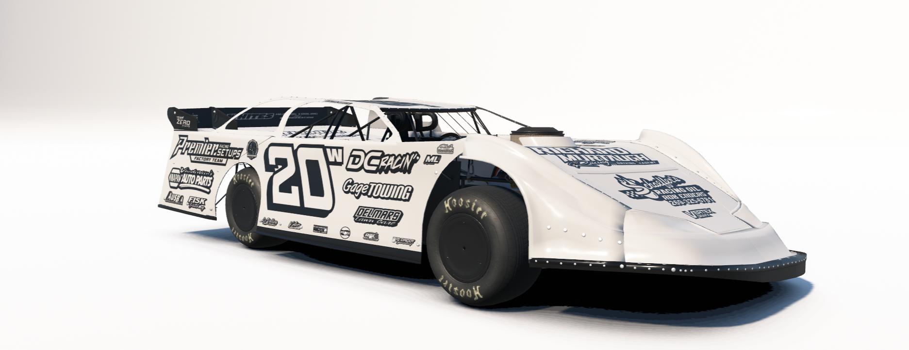 Preview of Justin White Dirt Late Model (B&W) by Tyler Bowman4