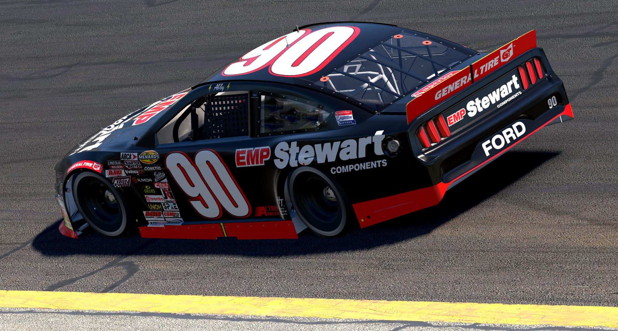 Preview of #90 Jason Hedlesky / Donlavey Racing - EMP Stewart 2003 / 2025 ARCA by Abigail von Exner