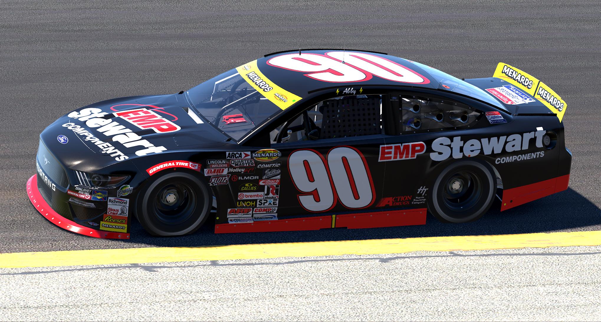 Preview of #90 Jason Hedlesky / Donlavey Racing - EMP Stewart 2003 / 2025 ARCA by Abigail von Exner