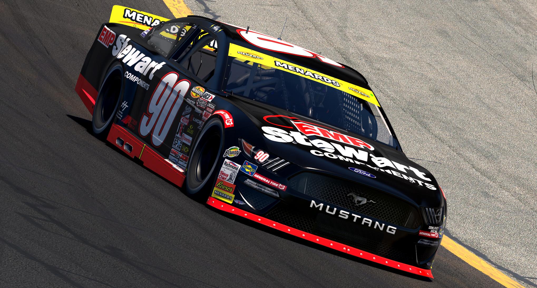 Preview of #90 Jason Hedlesky / Donlavey Racing - EMP Stewart 2003 / 2025 ARCA by Abigail von Exner