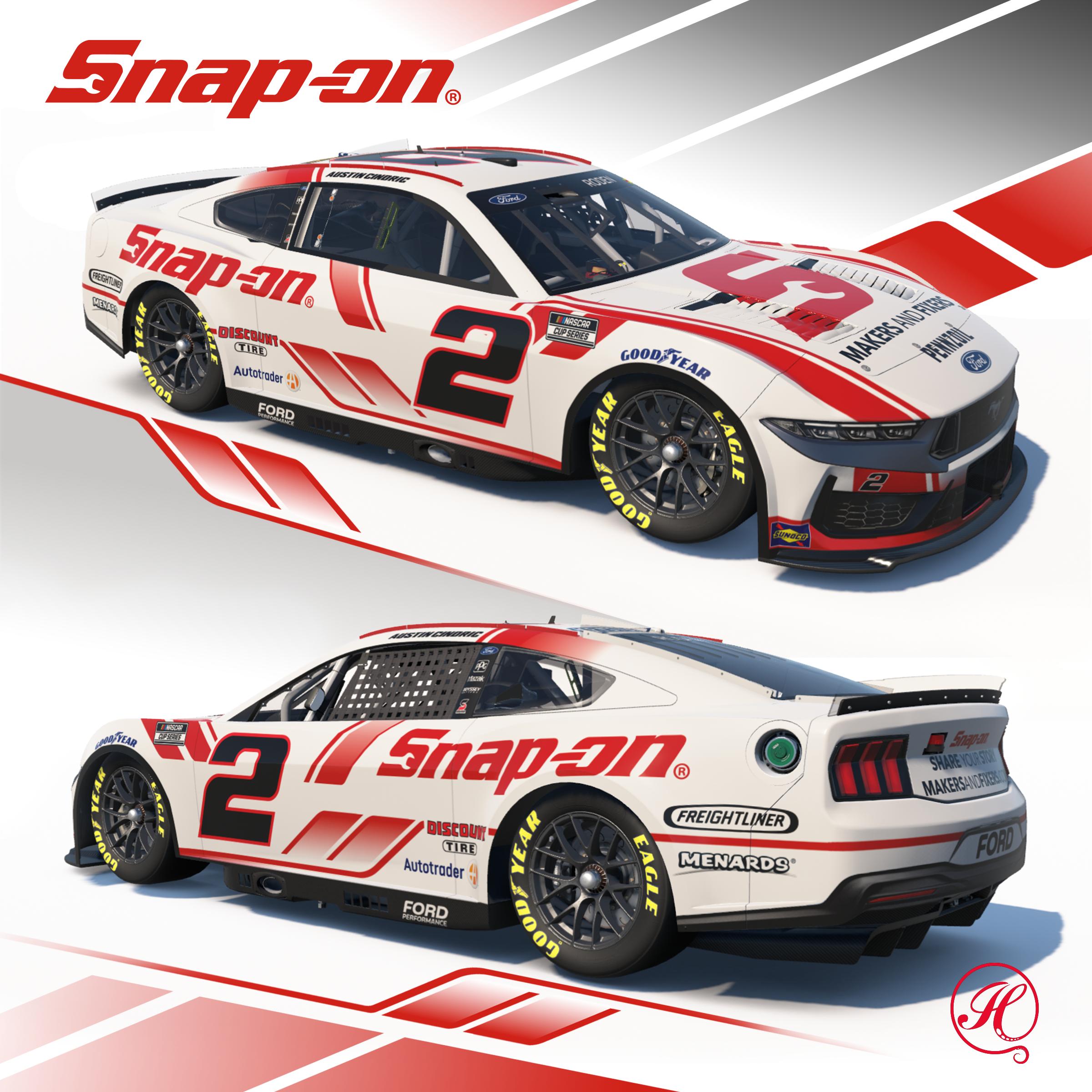 Preview of 2025 Austin Cindric Snapon Ford Mustang by Brantley Roden