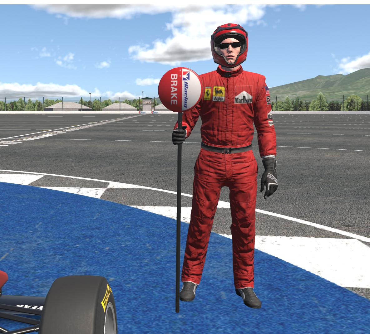 Preview of 1983 Ferrari suit by Bruce Funderburg