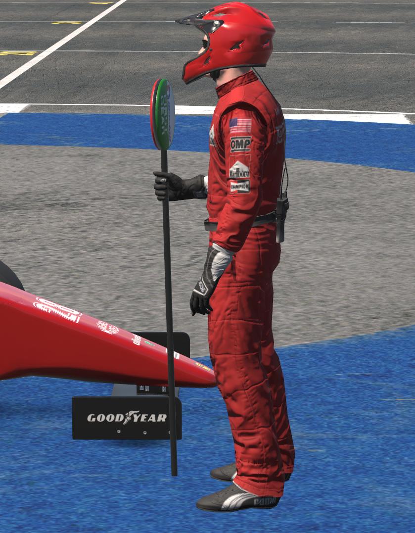 Preview of 1983 Ferrari suit by Bruce Funderburg