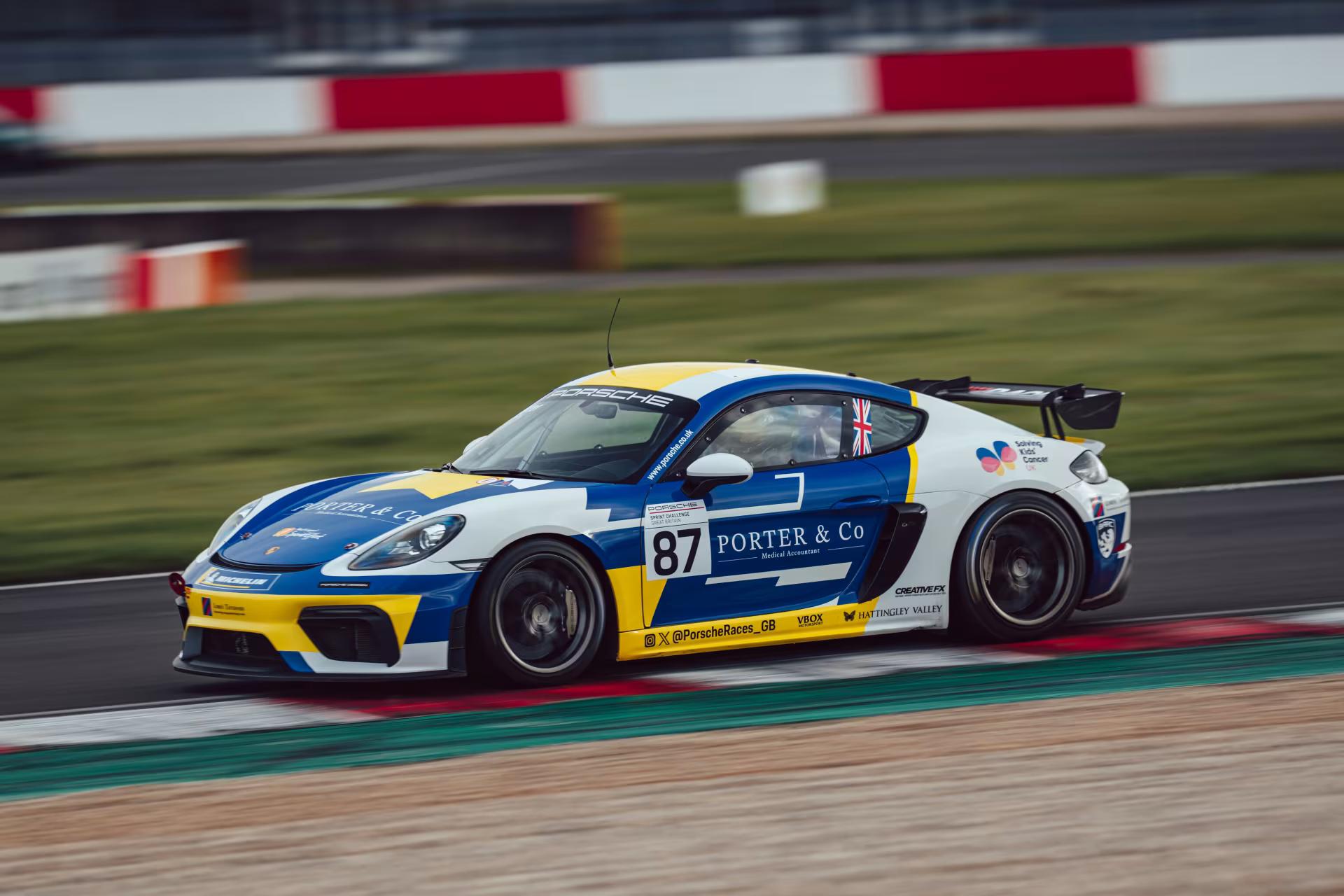 Team Parker Racing Car #87 Paul Porter - Porsche Sprint Challenge GB ...