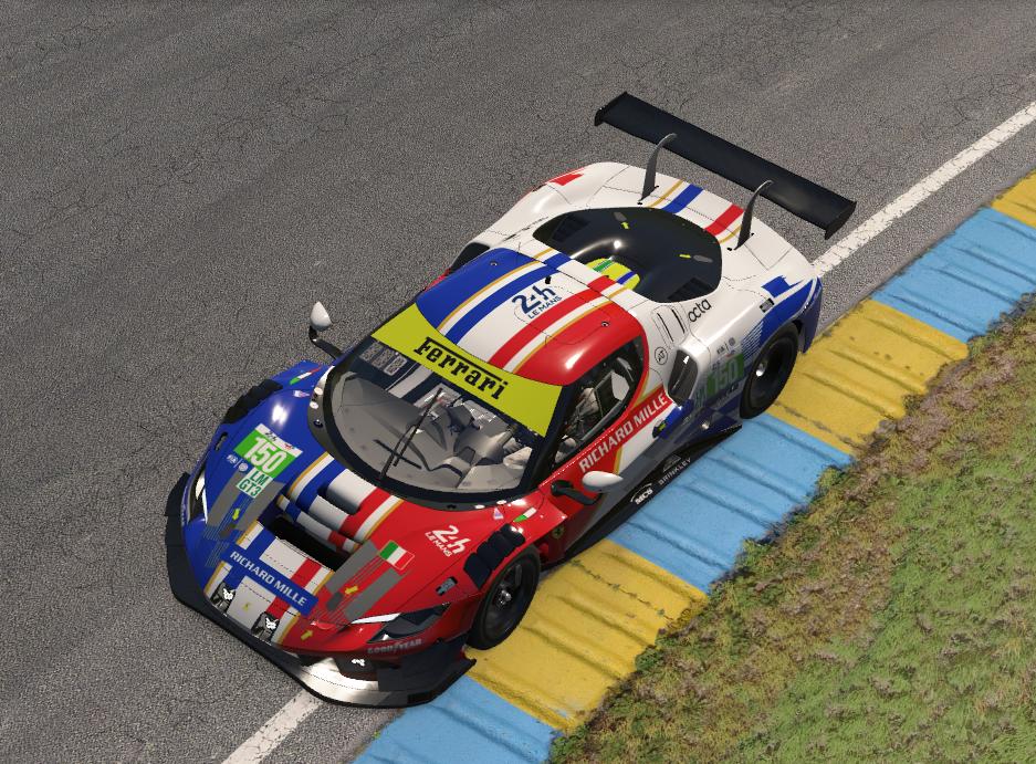 Carte 24 Heures Du Mans 2025 – Richard Mille AF Corse #150 Dédicacée