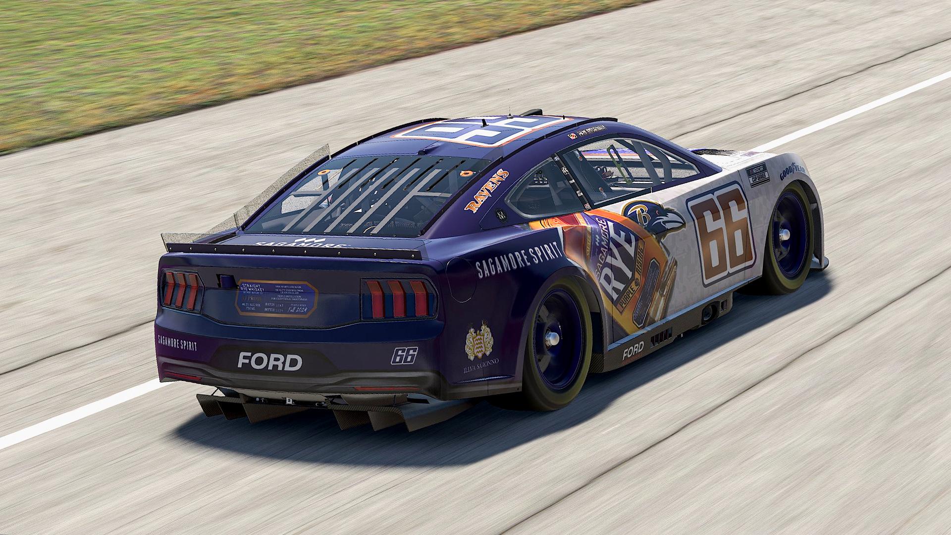 Preview of Sagamore Spirit RYE Whiskey: Purple Rising Baltimore Ravens Edition - Ford Mustang by Peter R.