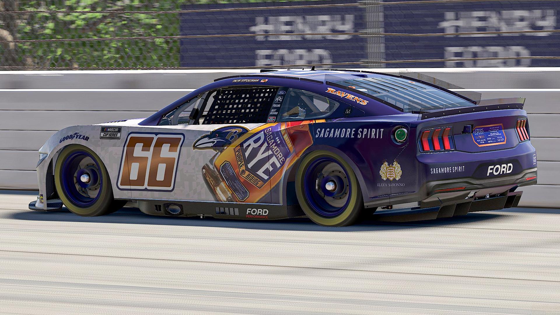 Preview of Sagamore Spirit RYE Whiskey: Purple Rising Baltimore Ravens Edition - Ford Mustang by Peter R.