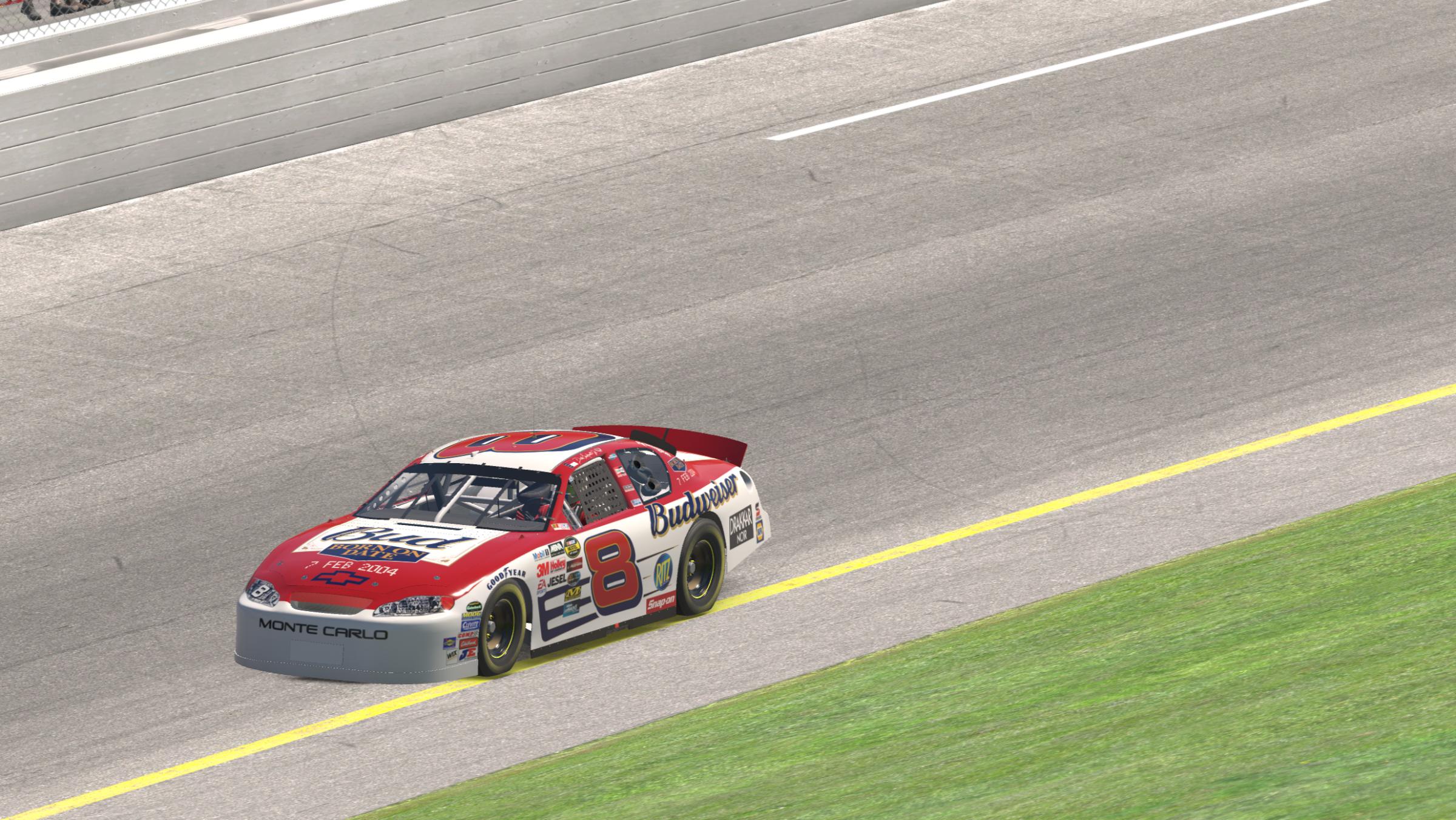 Preview of 2004 Dale Earnhardt, Jr. #8 Budweiser Born On Date [Budweiser Shootout] (Sim Stamped - Superspeedway) by Tom W.