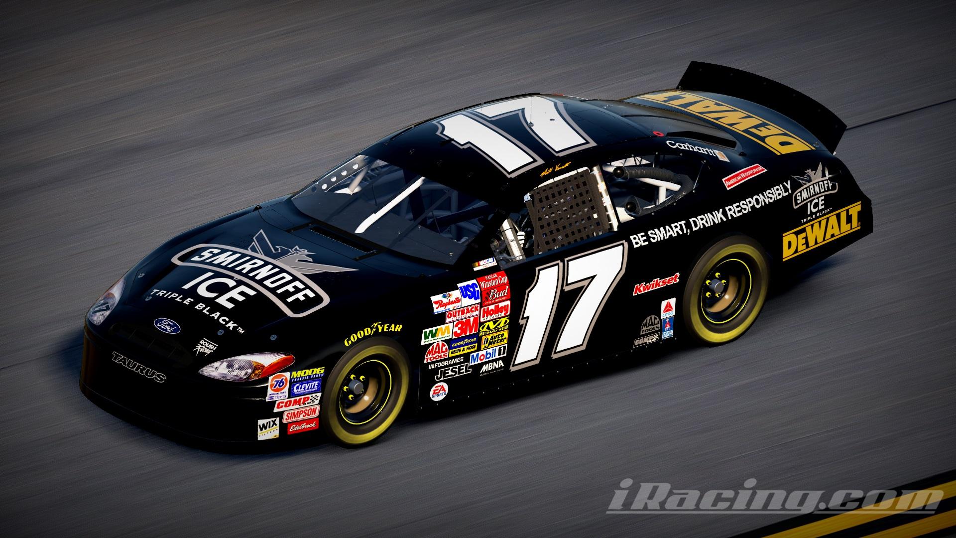 Preview of 2003 #17 Matt Kenseth Smirnoff Ice Triple Black Ford Taurus (SS) by Christian Budd