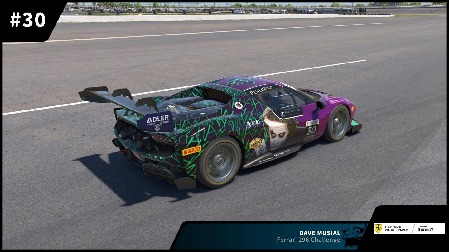 30 Dave Musial Ferrari 296 Challenge 2025 Ferrari Challenge North