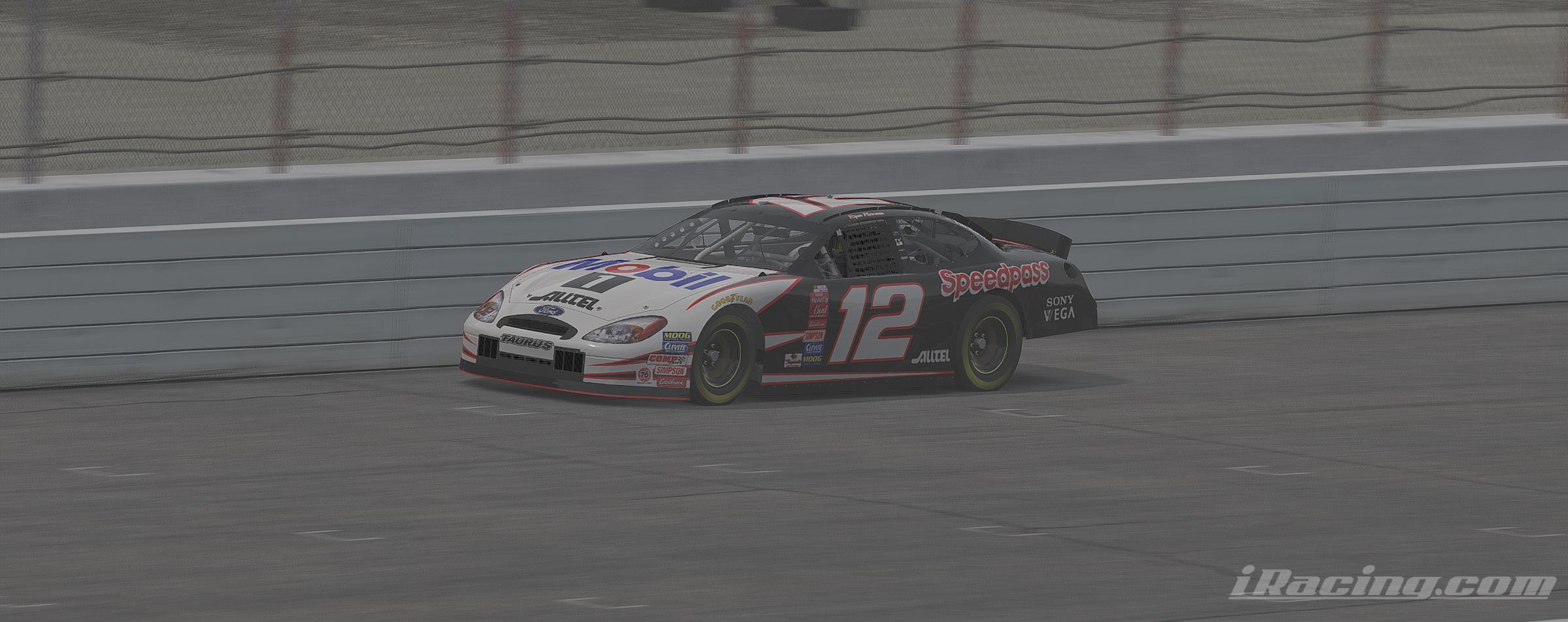 Preview of Ryan Newman #12 Mobil 1/ Speedpass 2002 Ford Taurus by Jackson Connell