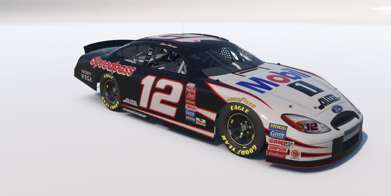 Preview of Ryan Newman #12 Mobil 1/ Speedpass 2002 Ford Taurus by Jackson Connell
