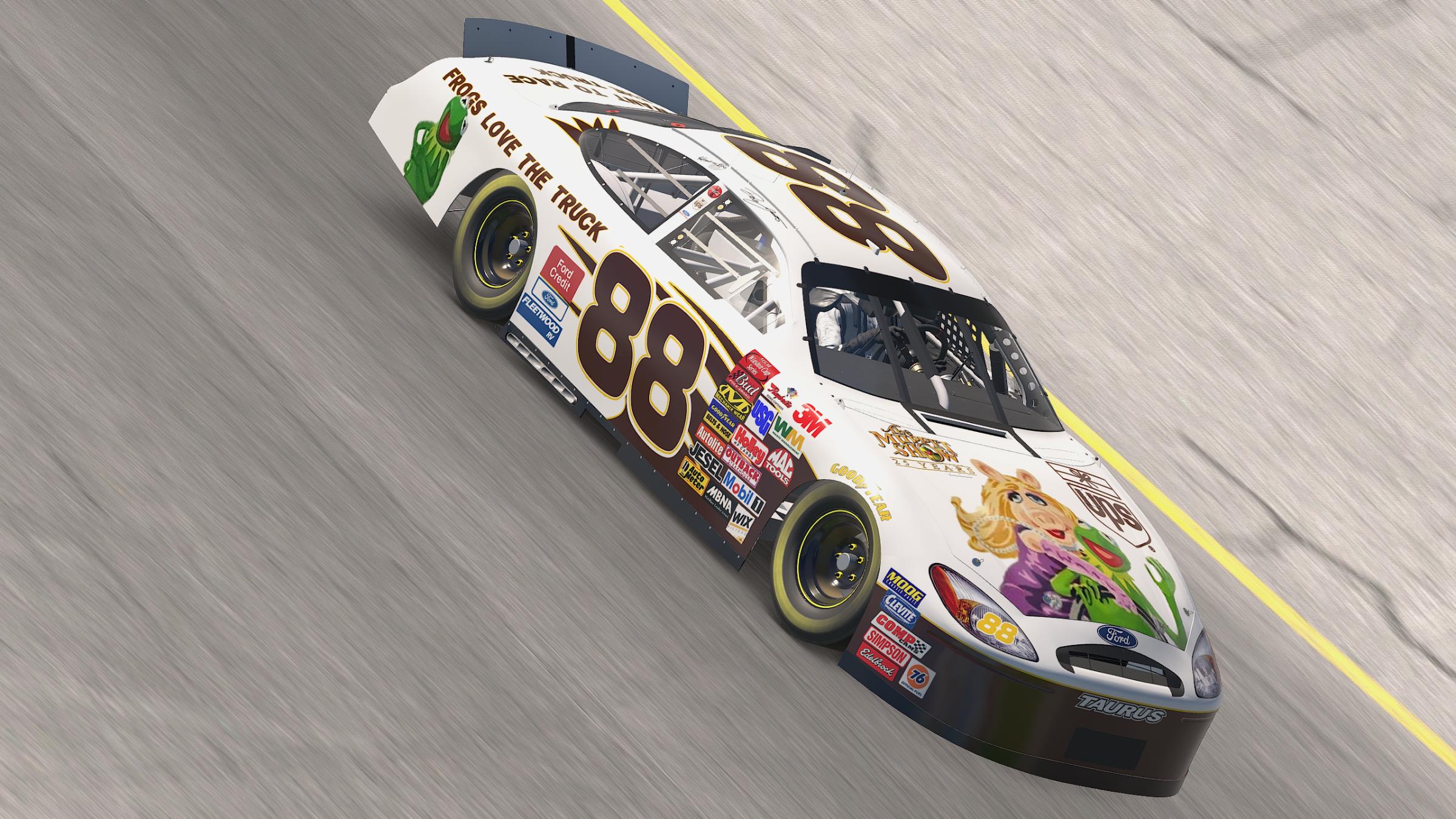 Preview of Dale Jarrett Muppets Speedway Taurus (NO NUMBER) by Lucas Ploessl