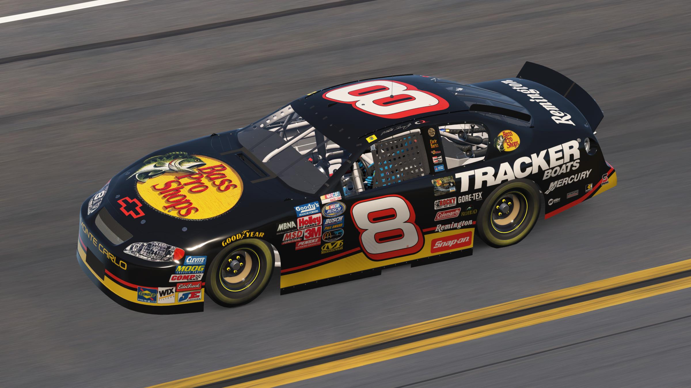 Preview of Martin Truex Jr - 2004 Bass Pro Shops Chevrolet Monte Carlo Superspeedway No Number by Doug DeNise