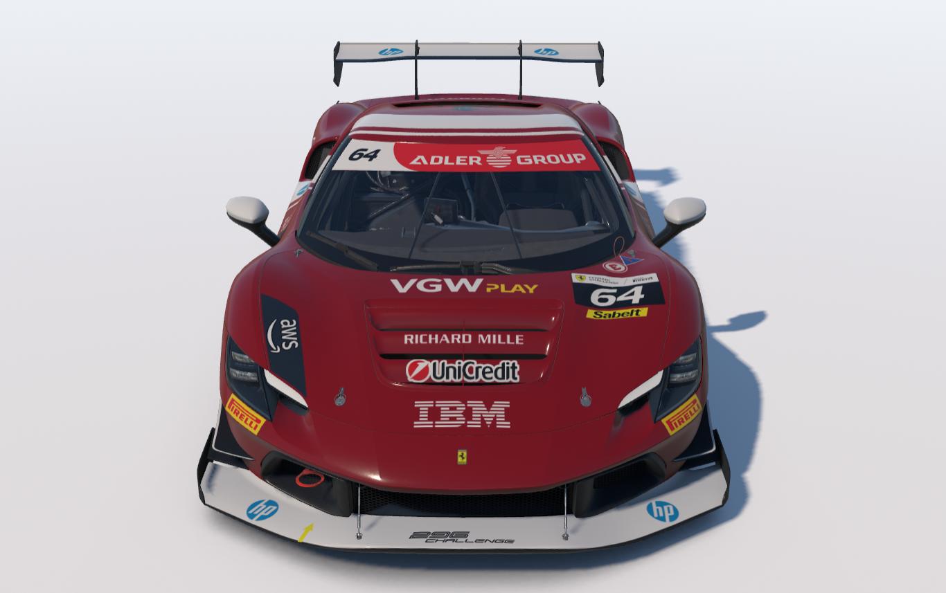 Preview of Ferrari 296 Challenge - SF-25 by Andrea Zanon
