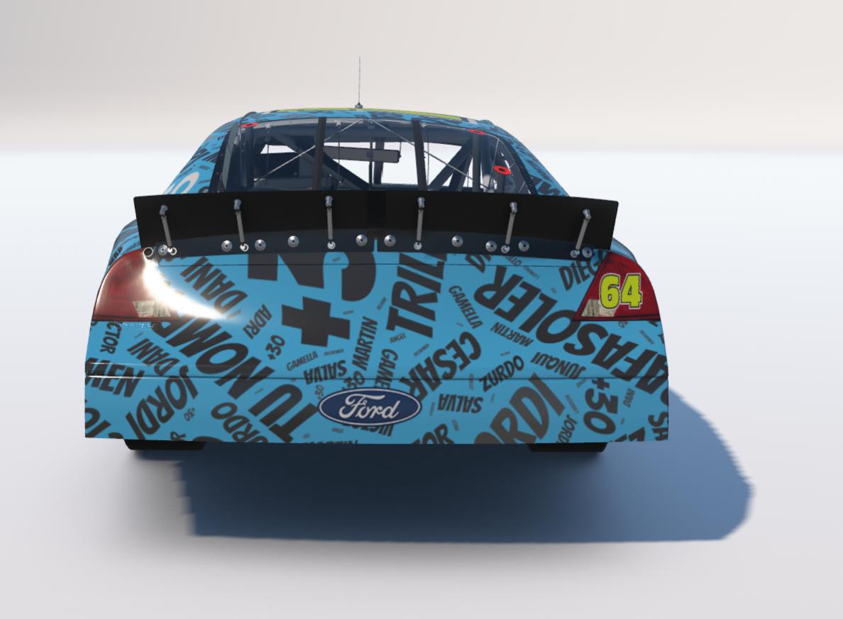 Preview of NASCAR Ford Taurus Gen 4 SS md30 nube nombres azul by Jesús Arboleya