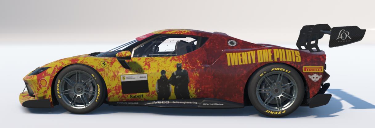 Preview of twenty one pilots Clancy Ferrari 296 by Andrew C.