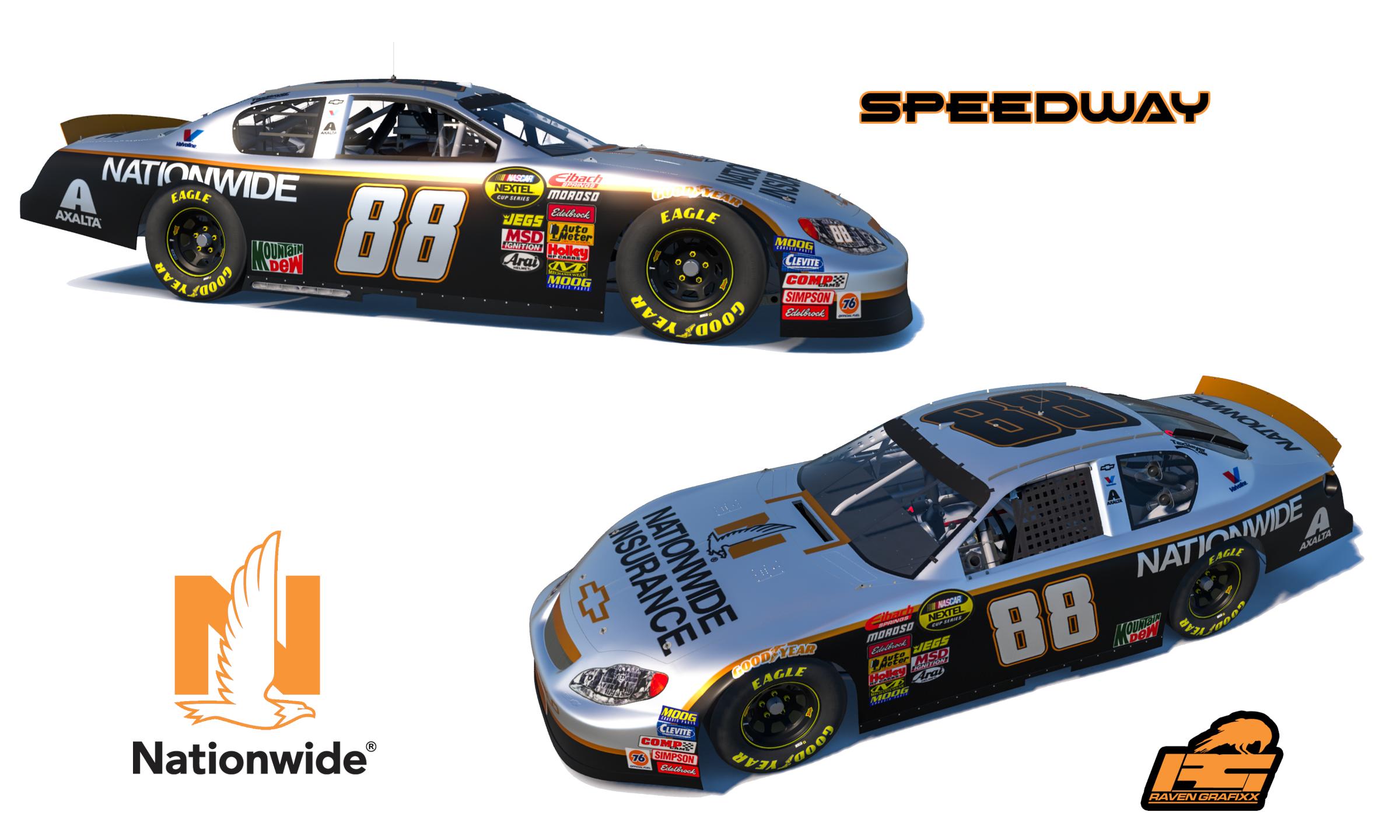 Preview of NationWide Ghost Chevrolet Monte Carlo Gen4 v2C 2025 #88 by Doyle Lowrance