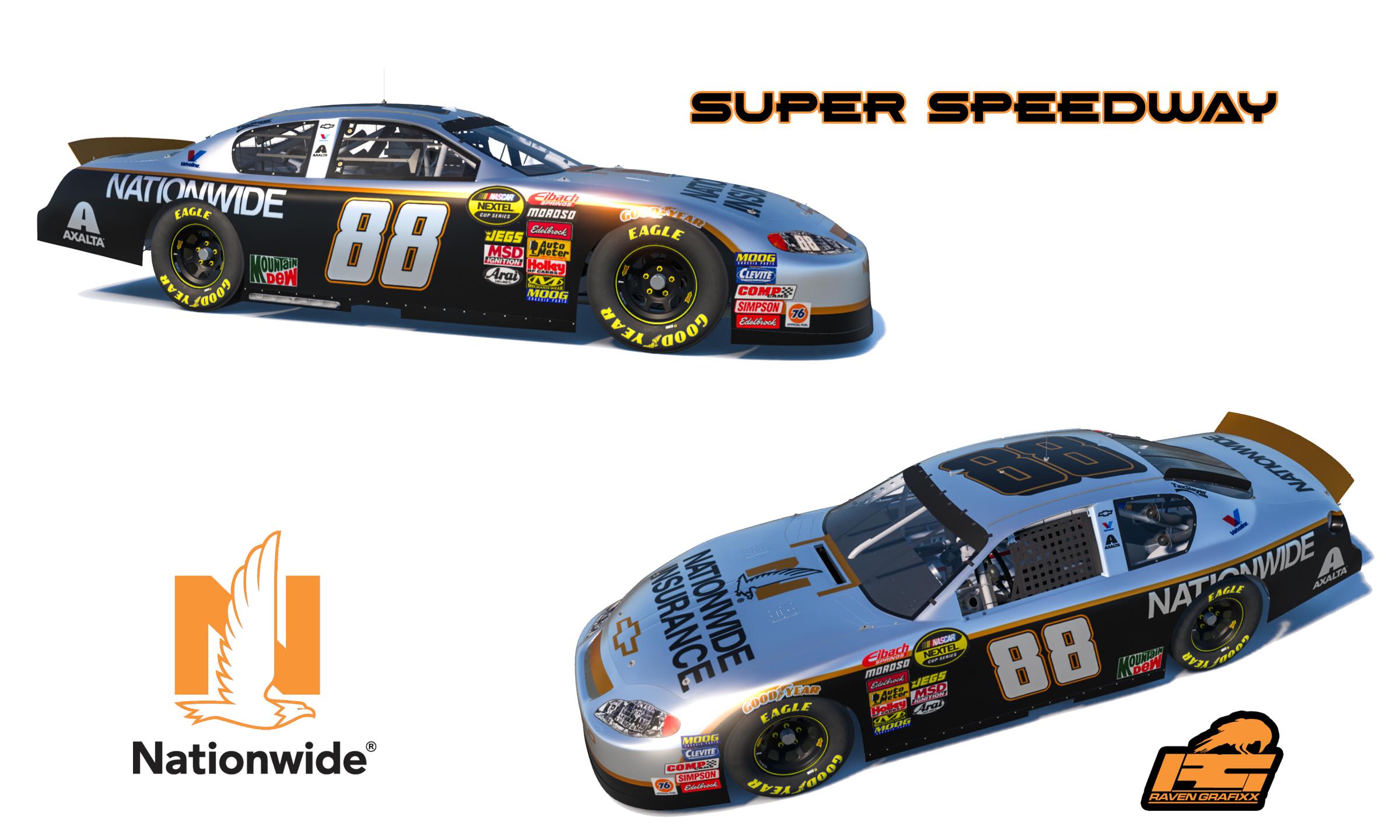 Preview of Nationwide Ghost Chevrolet Monte Carlo Gen4 SS v3 2025 #88 by Doyle Lowrance