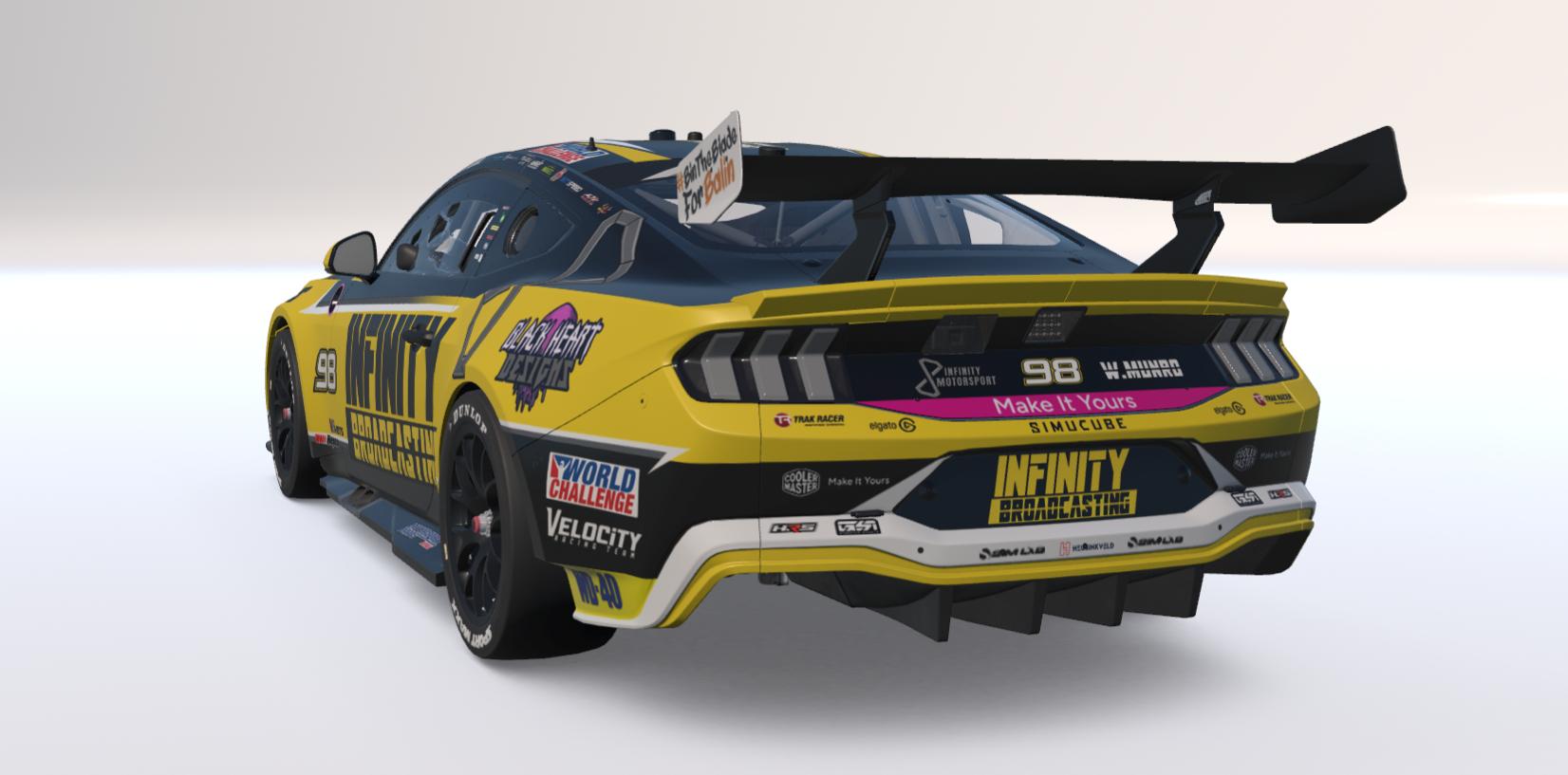 Preview of #98 Infinity Broadcasting Gen 3 Mustang by Hamish Munro