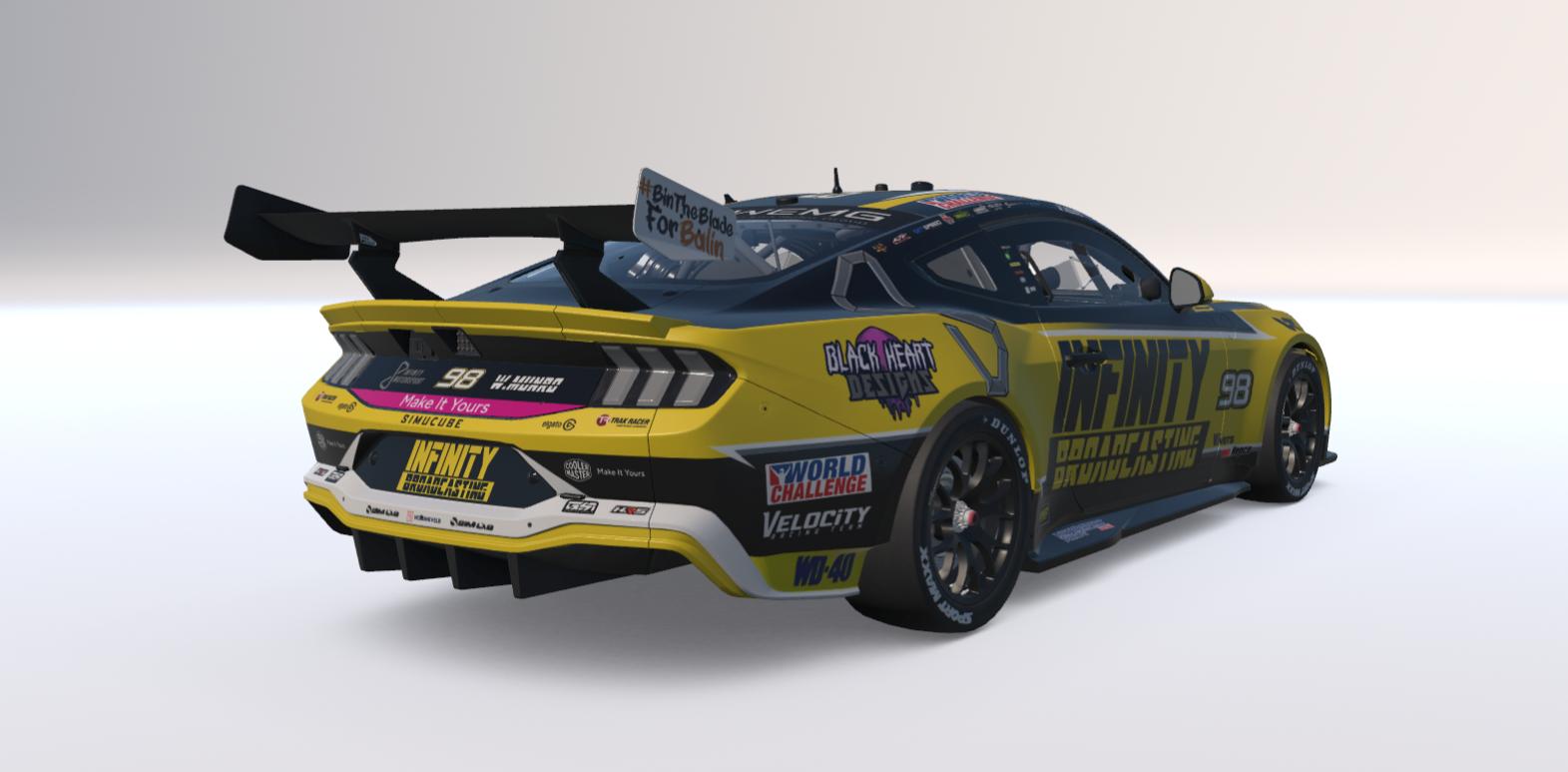 Preview of #98 Infinity Broadcasting Gen 3 Mustang by Hamish Munro