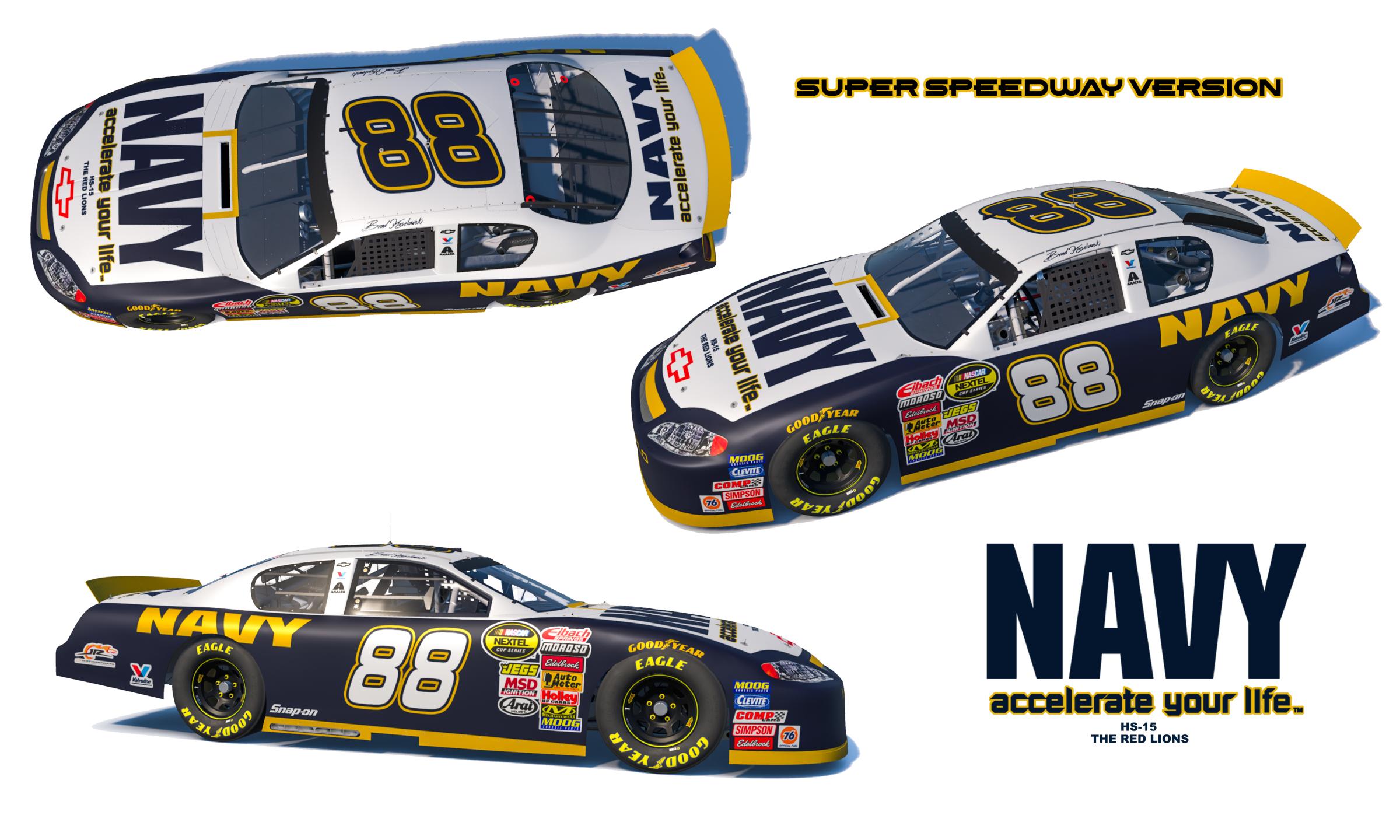 Preview of NAVY Blue Chevrolet Monte Carlo Gen4 SS v3 2025 by Doyle Lowrance
