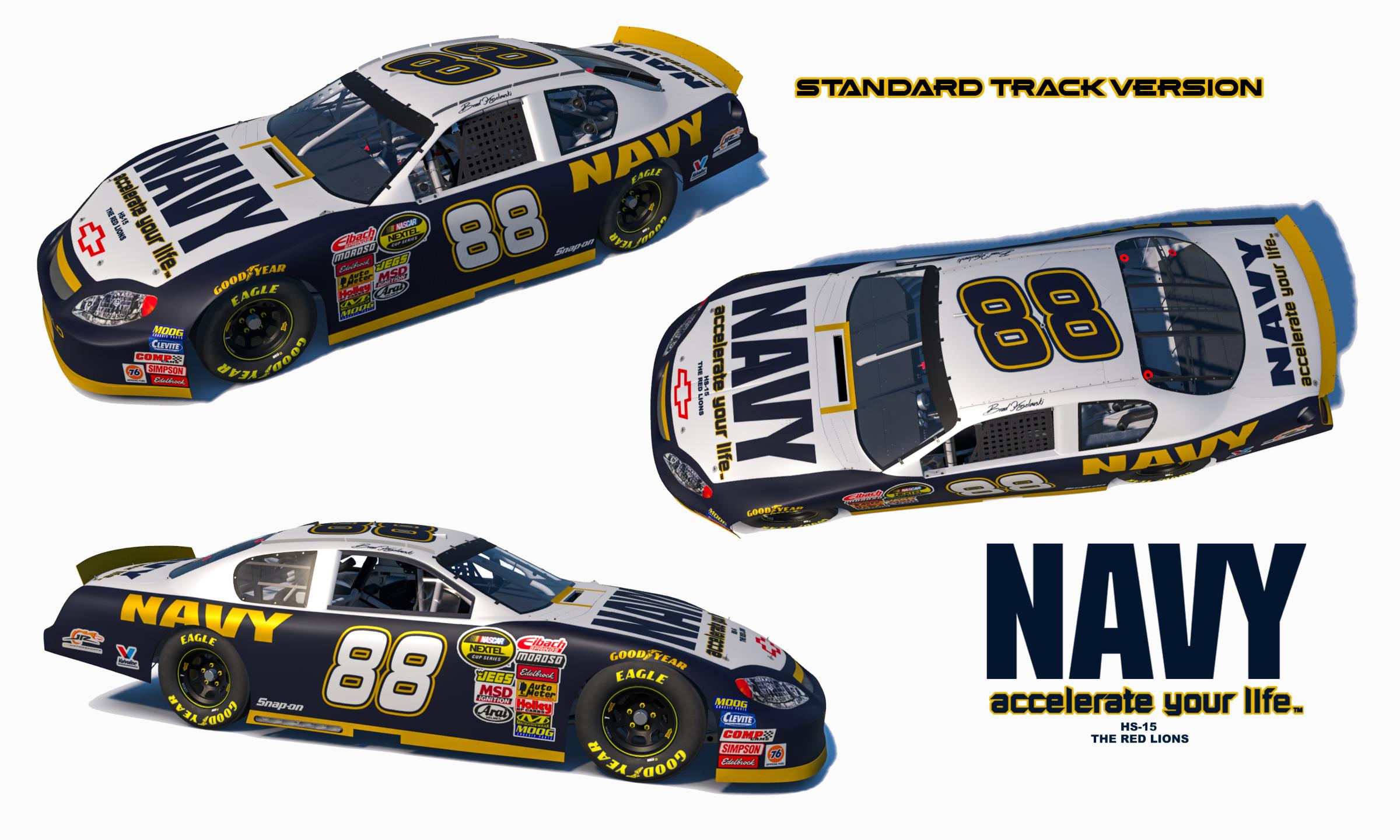 Preview of NAVY Blue Chevrolet Monte Carlo Gen4 v2C 2025 #88 by Doyle Lowrance