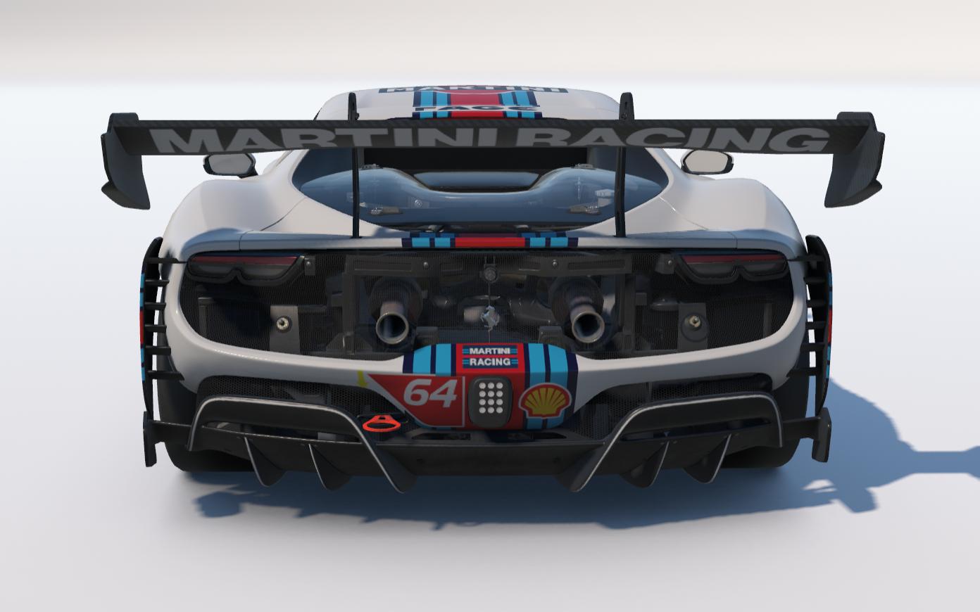 Preview of Ferrari 296 Challenge - Martini Racing by Andrea Zanon