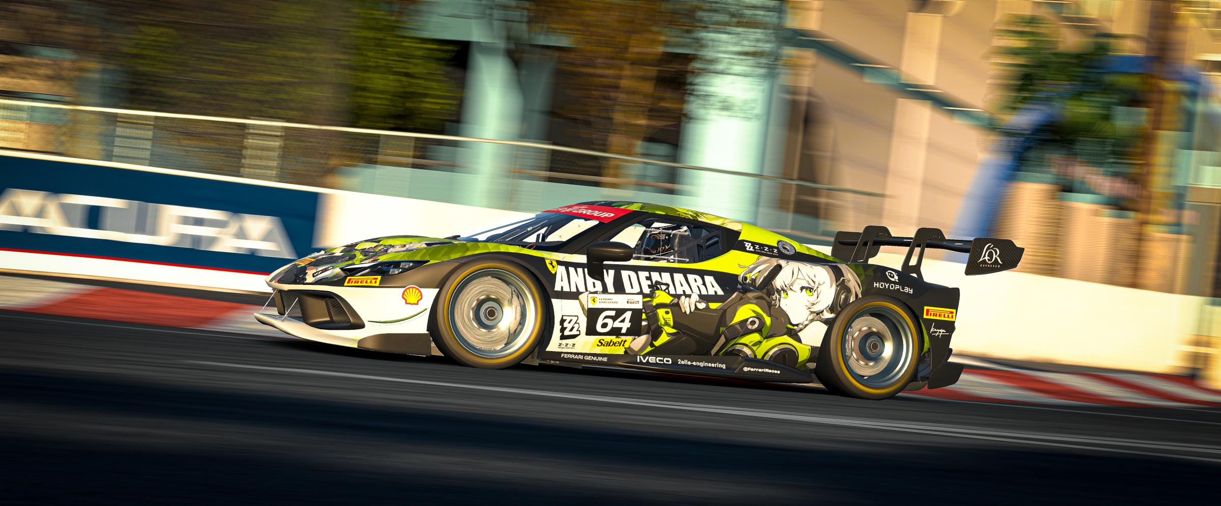 Preview of Anby (ZZZ) Ferrari Challenge by Mark D Reed