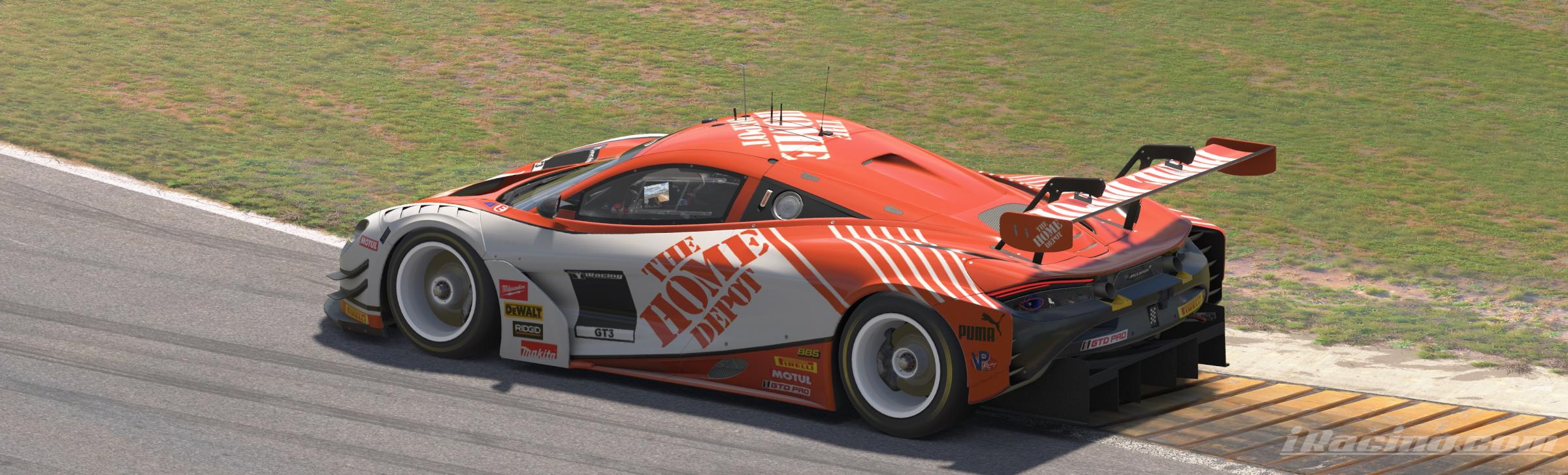Preview of Home Depot McLaren 720s GT3 EVO ... NO NUMBERS by Bernie Mobbs