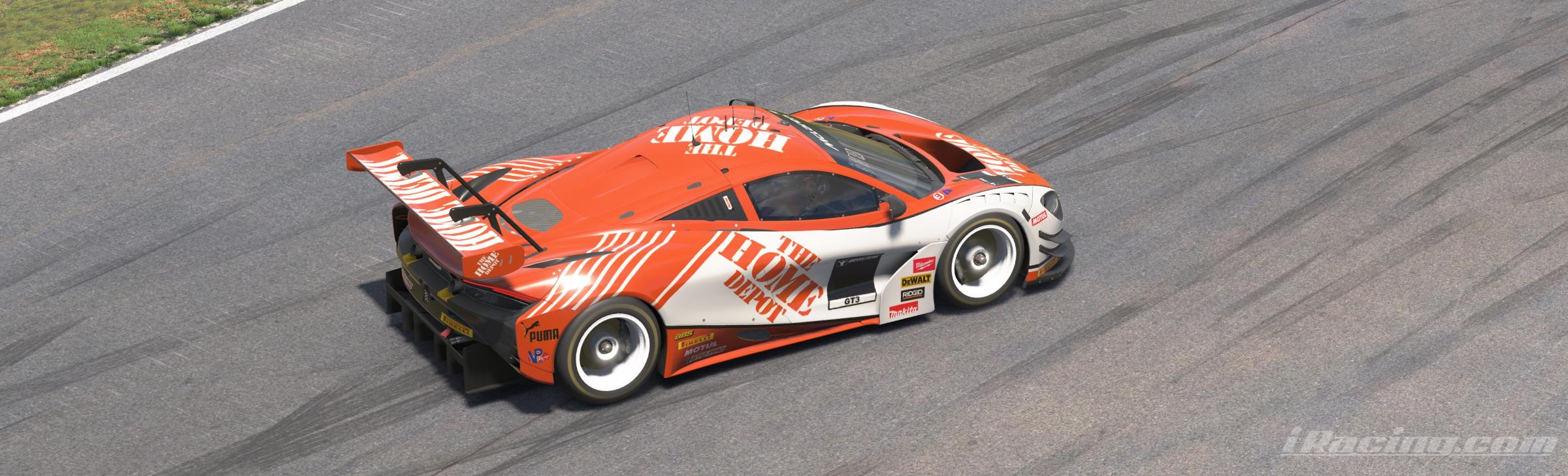Preview of Home Depot McLaren 720s GT3 EVO ... NO NUMBERS by Bernie Mobbs