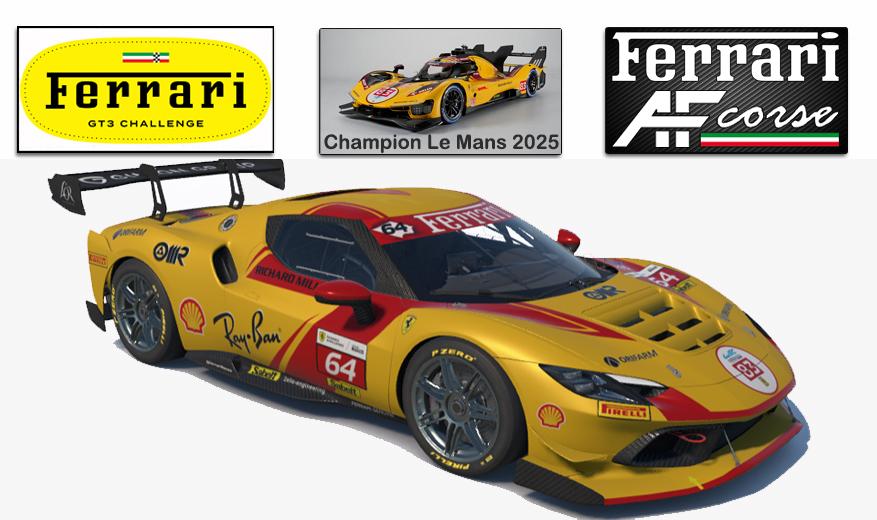 Preview of AF Corse - Le mans 2025 Team Champion by Francisco M.