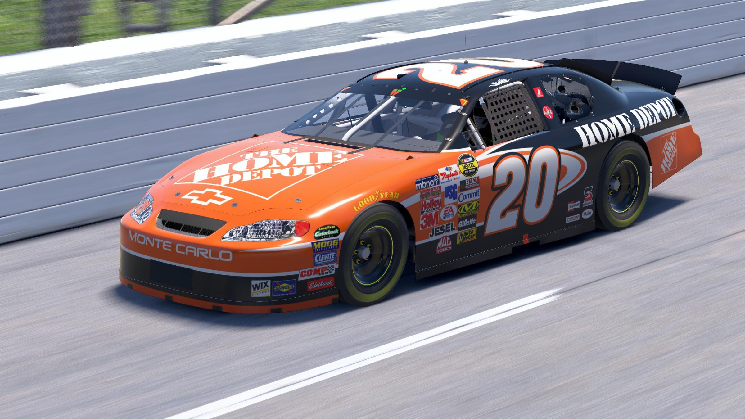 Preview of Tony Stewart #20 Home Depot Reverse Throwback 2005 to 2011 by Davin Cornelius