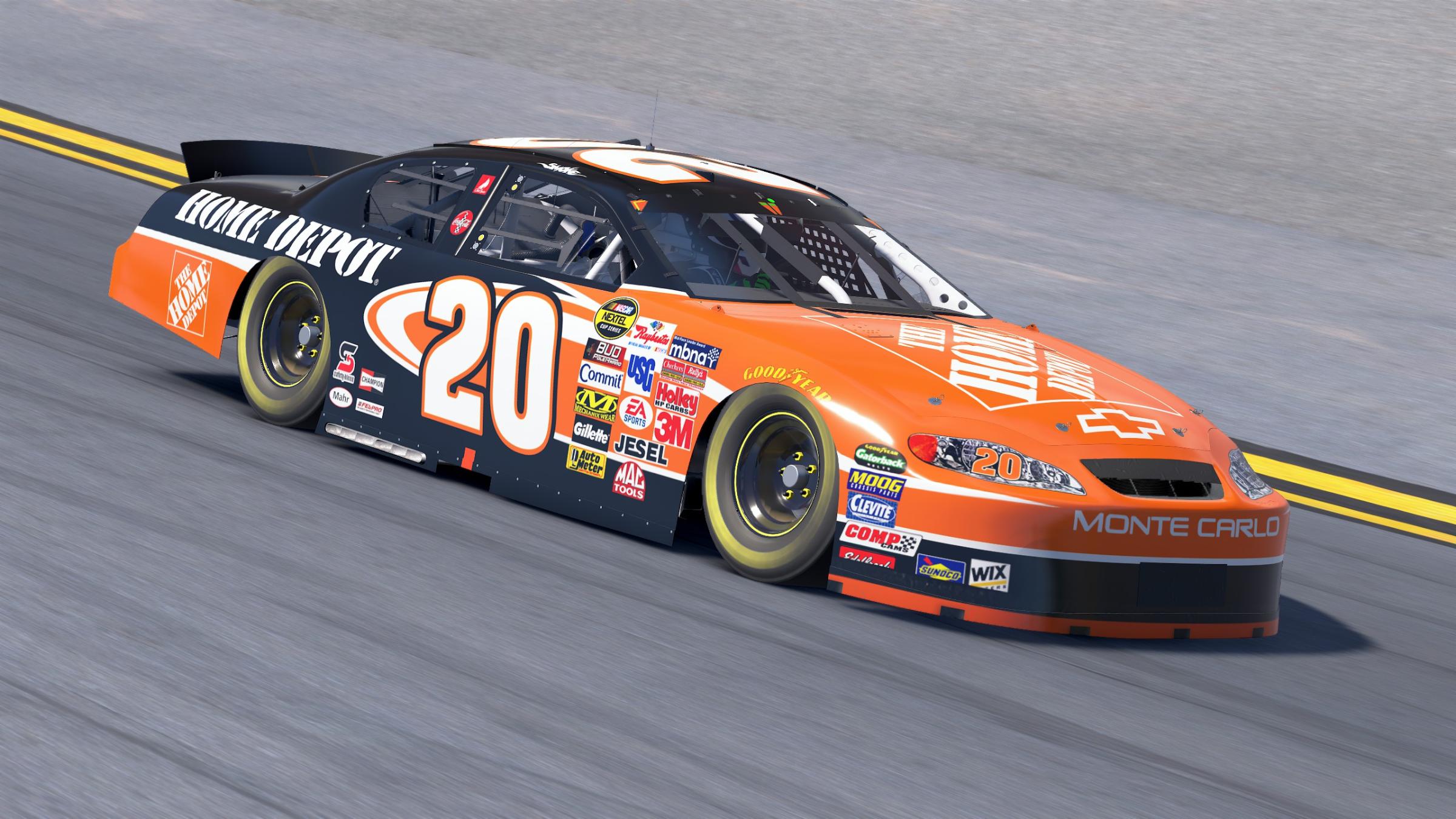 Preview of Tony Stewart #20 Home Depot Reverse Throwback 2005 to 2011 by Davin Cornelius