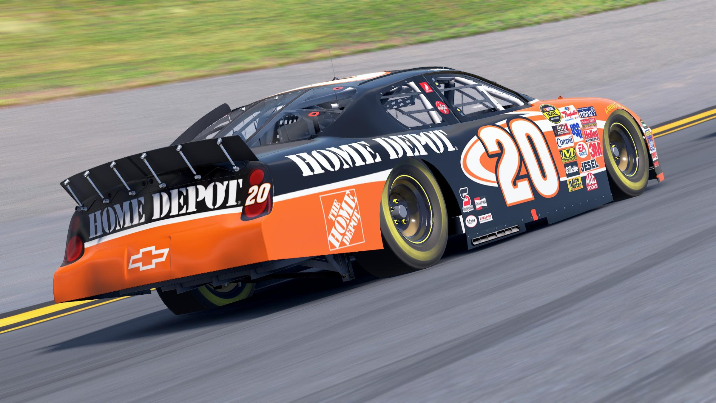 Preview of Tony Stewart #20 Home Depot Reverse Throwback 2005 to 2011 by Davin Cornelius