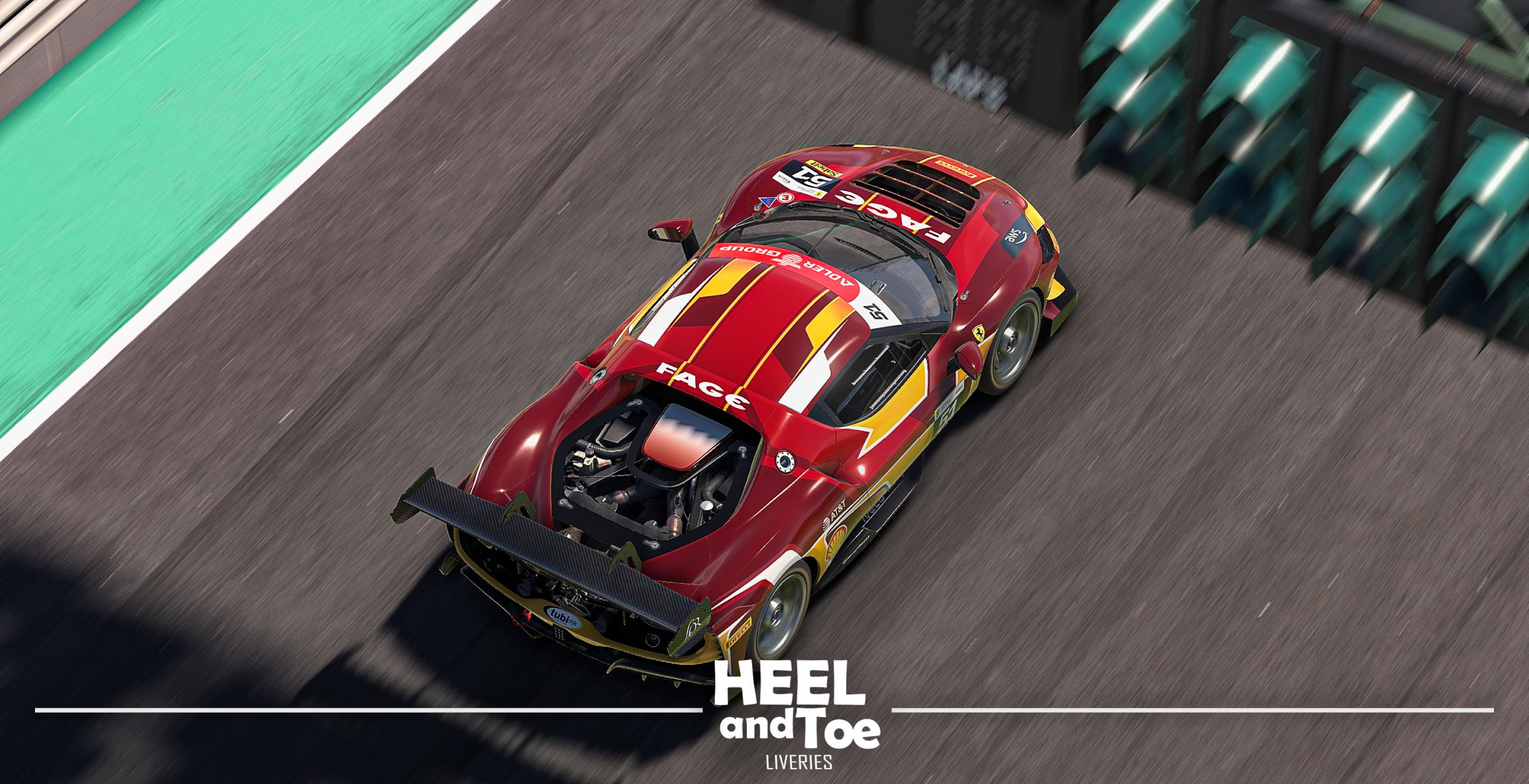 Preview of Ferrari 296 Challenge - Rosso Barchetta by Jai L.