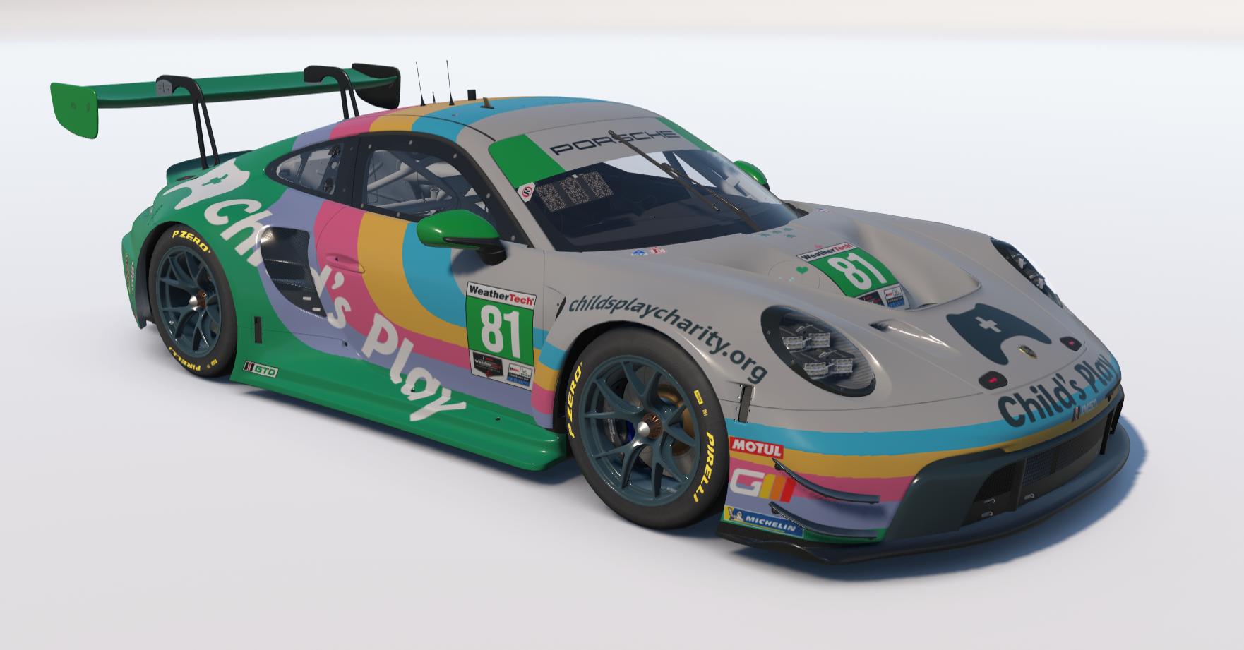 Preview of Childs Play Charity Porsche 992 GT3R IMSA by Michael Carpenter2